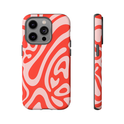 iPhone 17 Pro Max Case | Red Wave (Tough)