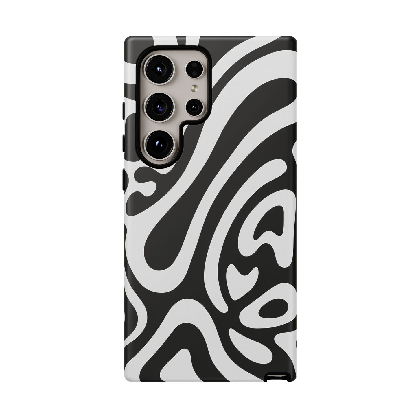 iPhone 17 Pro Max Case | Black Wave (Tough)
