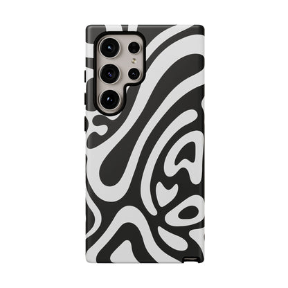 iPhone 17 Pro Max Case | Black Wave (Tough)
