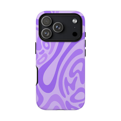 iPhone 17 Pro Max Case | Purple Wave (Tough)