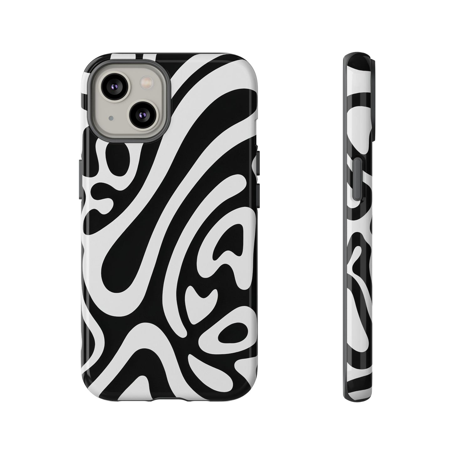 iPhone 17 Pro Max Case | Black Wave (Tough)