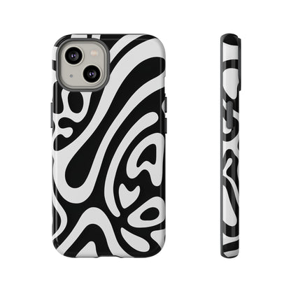 iPhone 17 Pro Max Case | Black Wave (Tough)