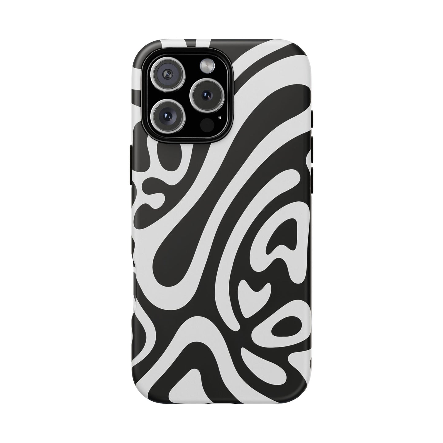 iPhone 17 Pro Max Case | Black Wave (Tough)