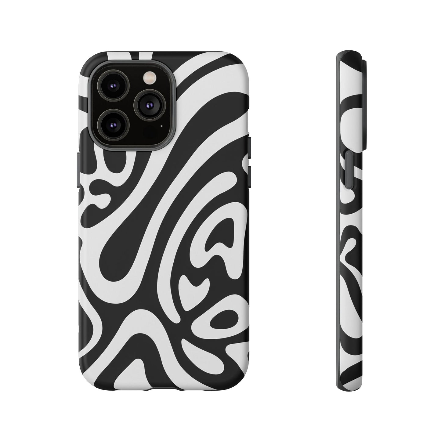 iPhone 17 Pro Max Case | Black Wave (Tough)