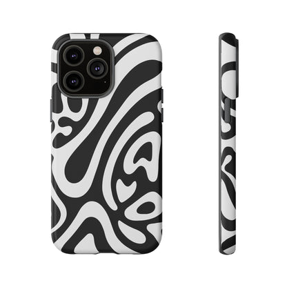 iPhone 17 Pro Max Case | Black Wave (Tough)