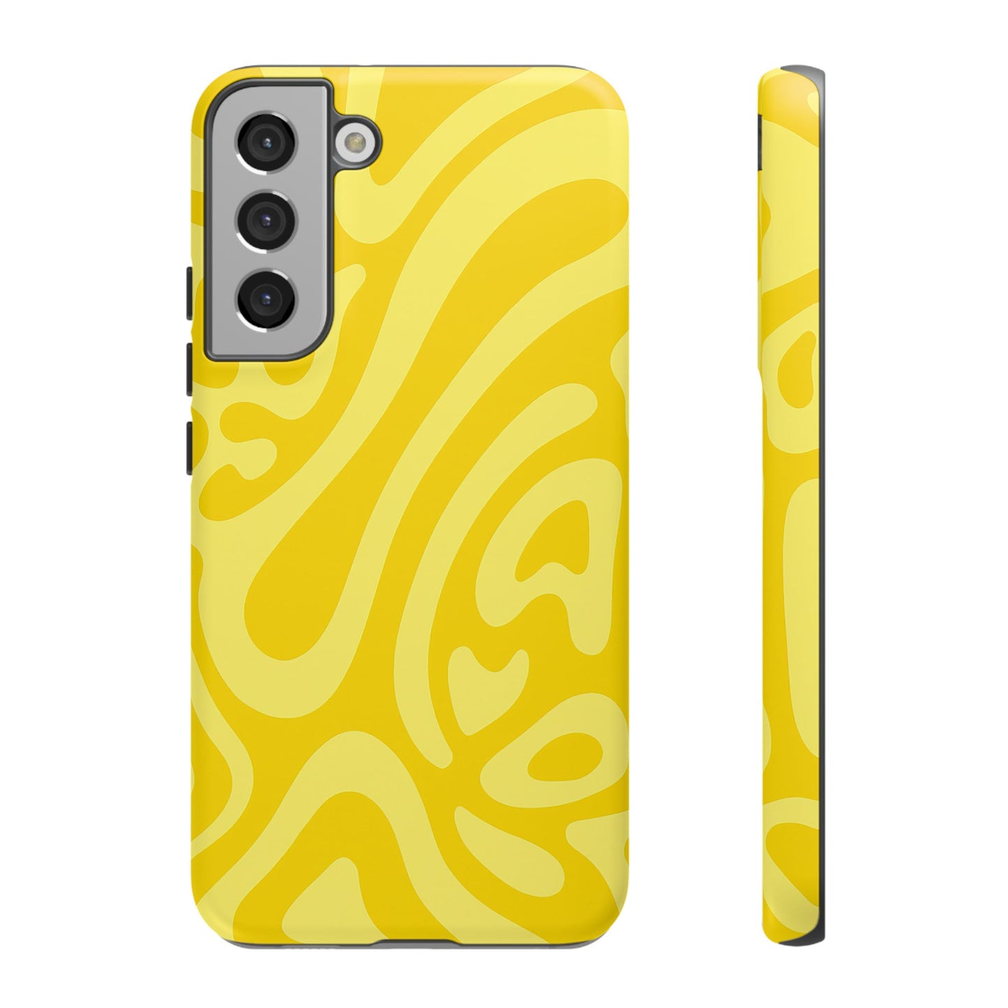 iPhone 17 Pro Max Case | Yellow Wave (Tough)