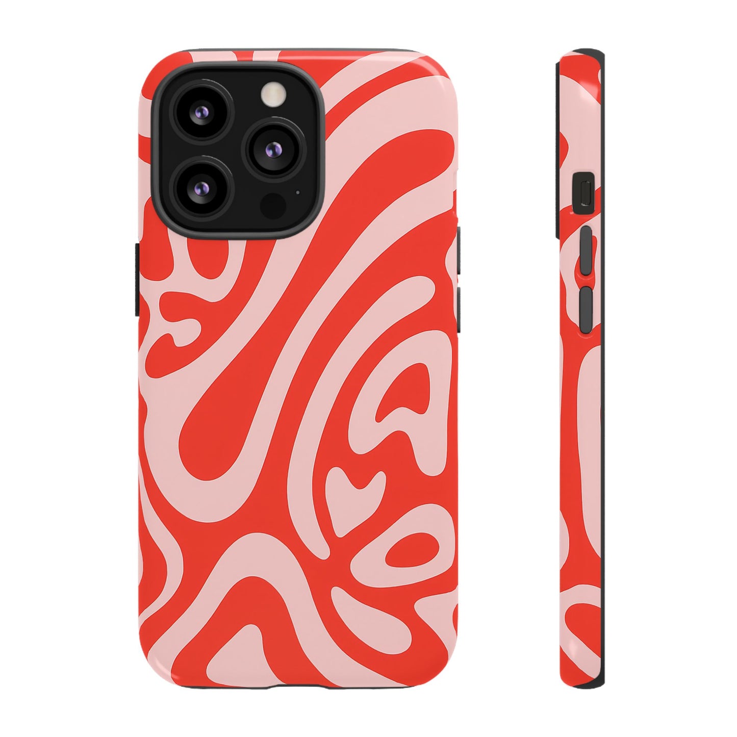 iPhone 17 Pro Max Case | Red Wave (Tough)