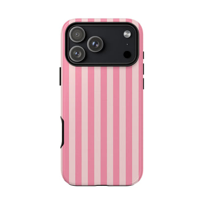 iPhone 17 Pro Max Case | Pink Stripes (Tough)