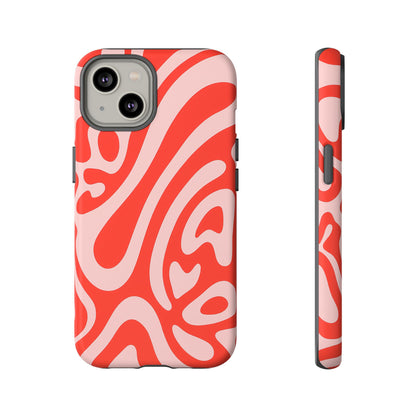iPhone 17 Pro Max Case | Red Wave (Tough)