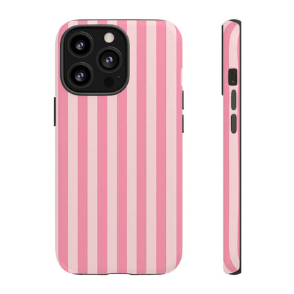 iPhone 17 Pro Max Case | Pink Stripes (Tough)