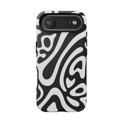 iPhone 17 Pro Max Case | Black Wave (Tough)
