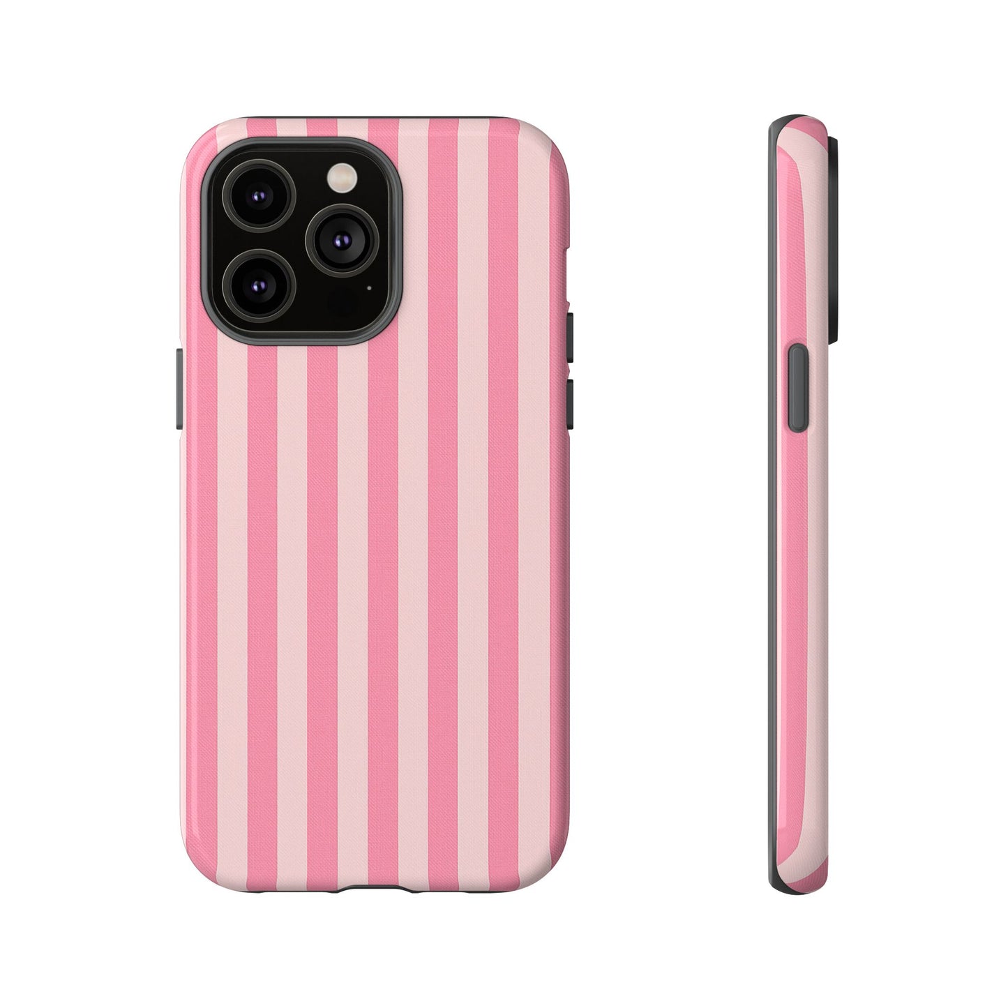 iPhone 17 Pro Max Case | Pink Stripes (Tough)