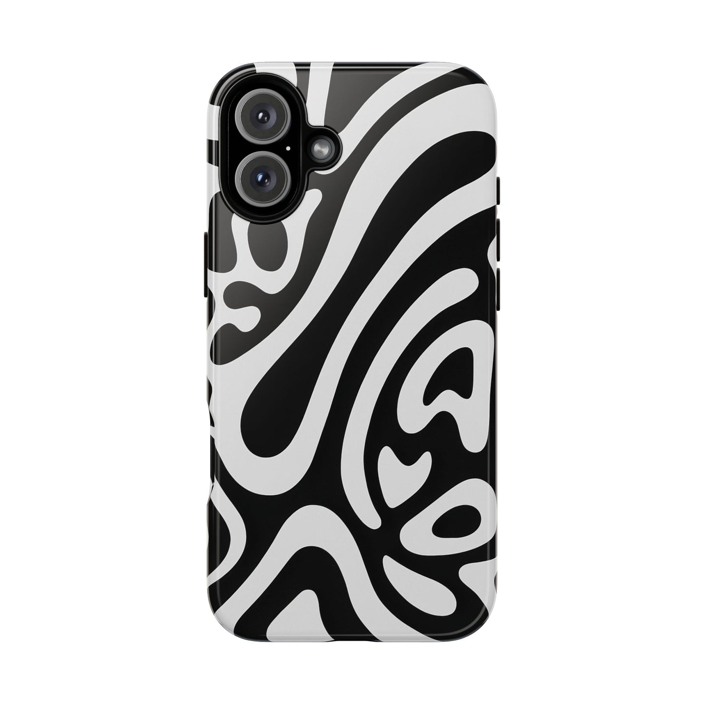 iPhone 17 Pro Max Case | Black Wave (Tough)