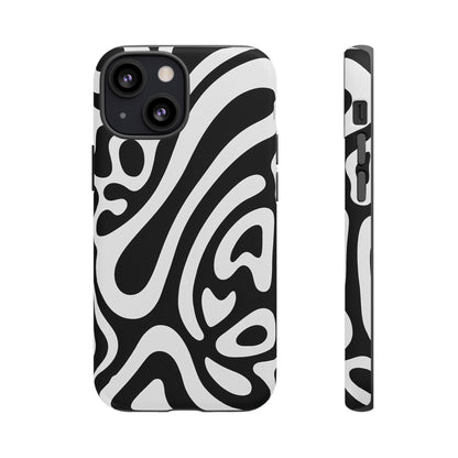 iPhone 17 Pro Max Case | Black Wave (Tough)