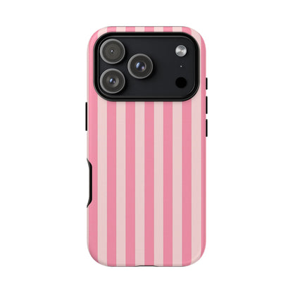 iPhone 17 Pro Max Case | Pink Stripes (Tough)