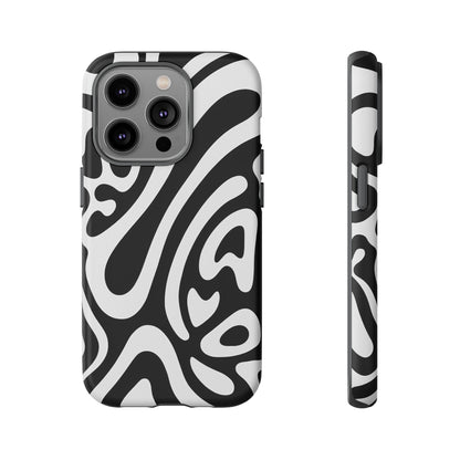 iPhone 17 Pro Max Case | Black Wave (Tough)