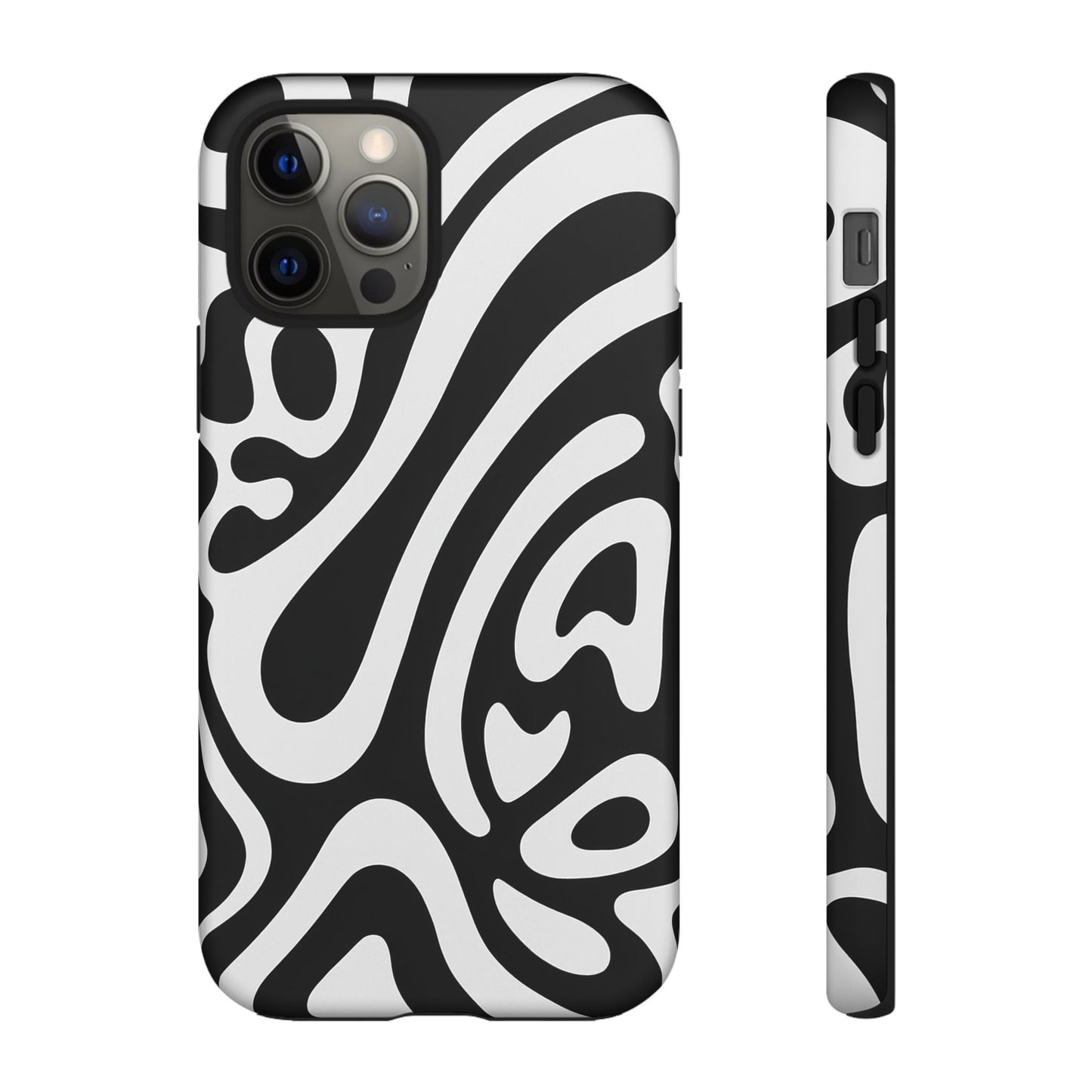 iPhone 17 Pro Max Case | Black Wave (Tough)