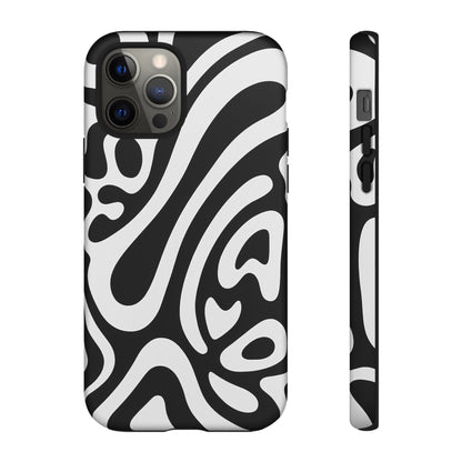 iPhone 17 Pro Max Case | Black Wave (Tough)