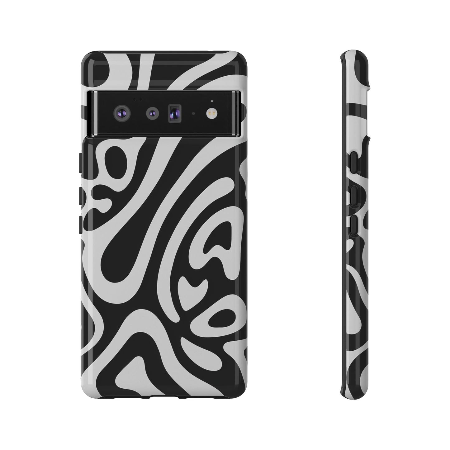 iPhone 17 Pro Max Case | Black Wave (Tough)