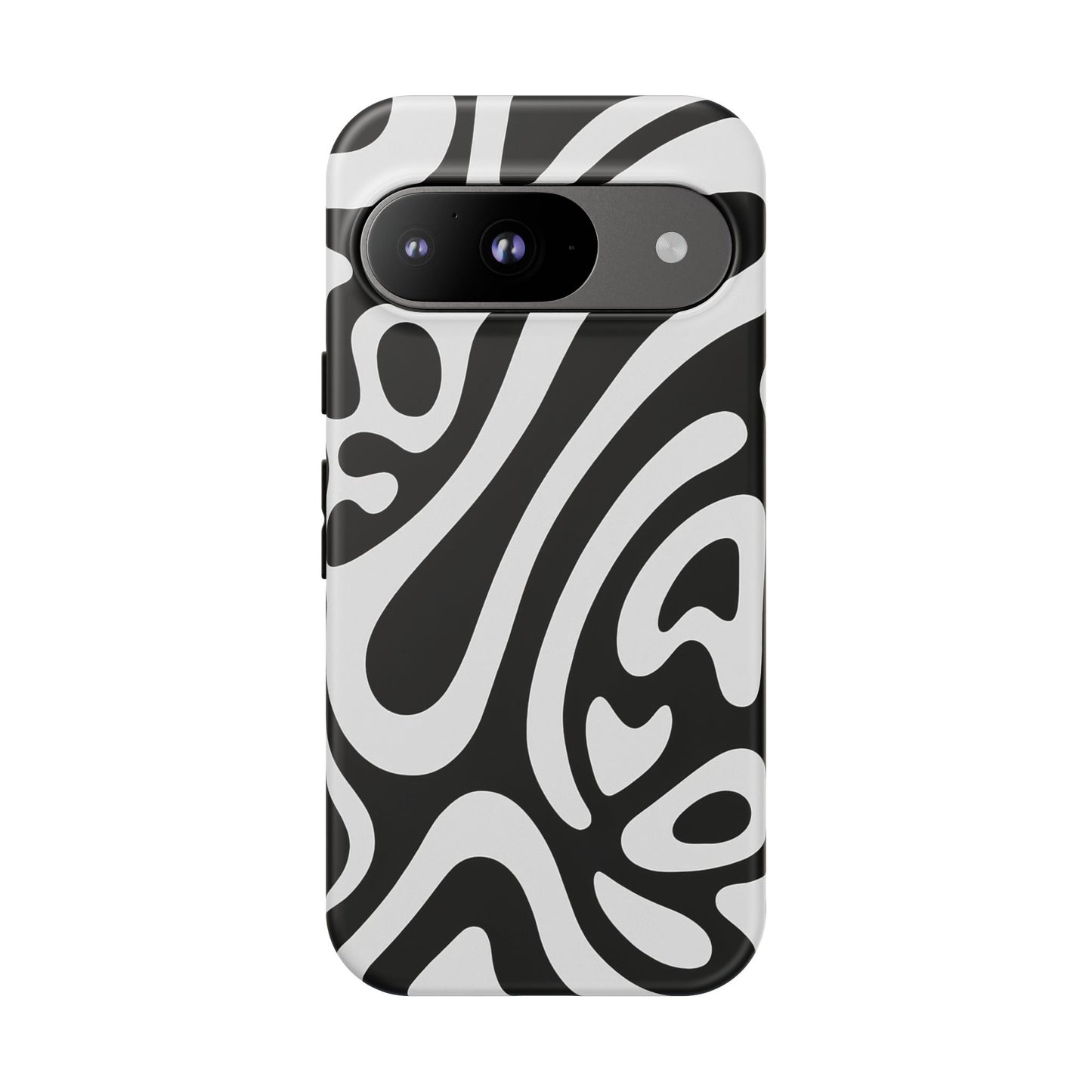 iPhone 17 Pro Max Case | Black Wave (Tough)