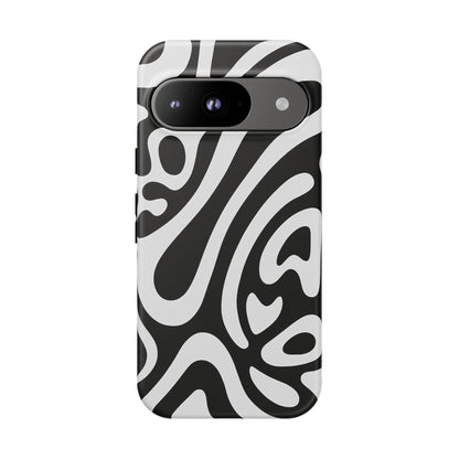 iPhone 17 Pro Max Case | Black Wave (Tough)