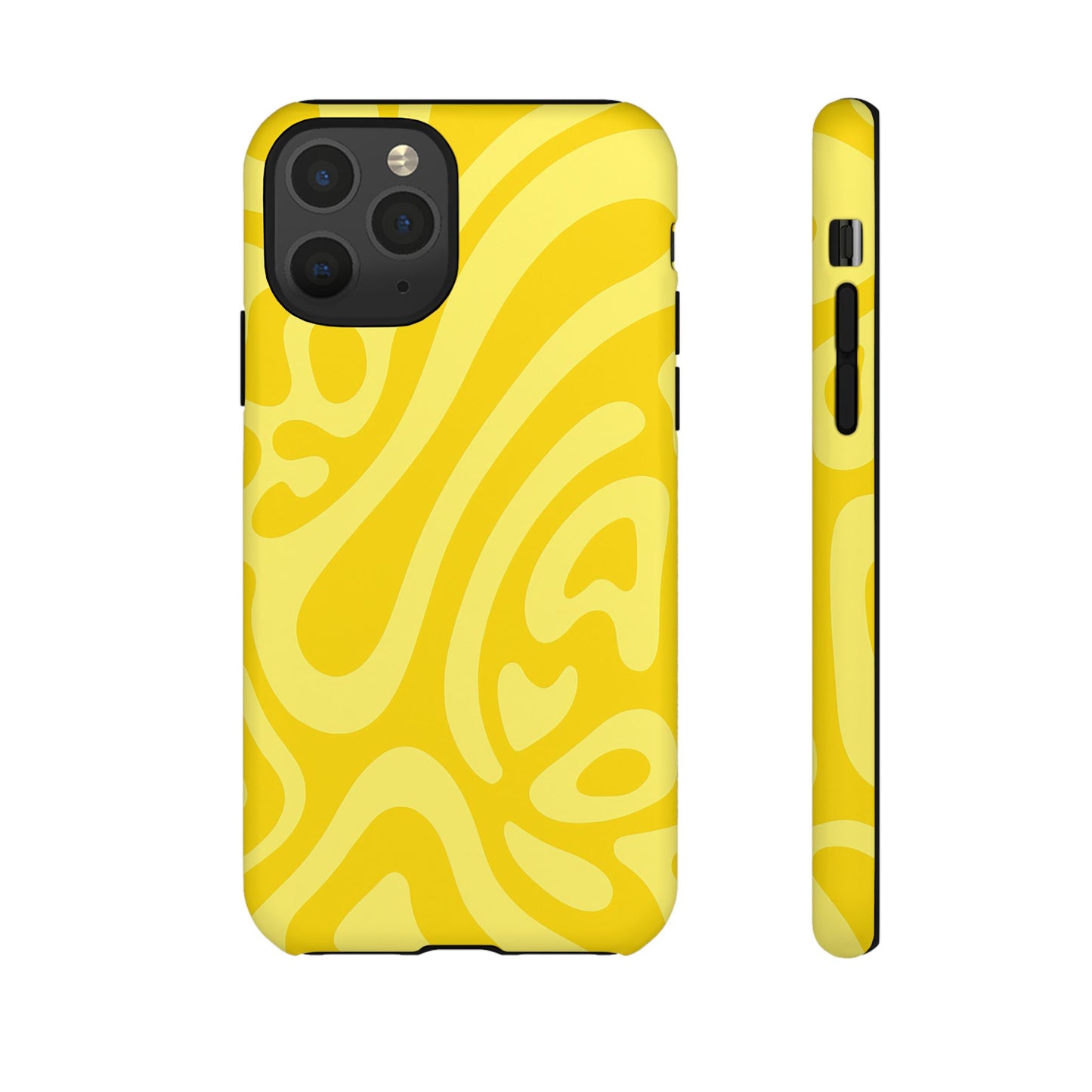 iPhone 17 Pro Max Case | Yellow Wave (Tough)