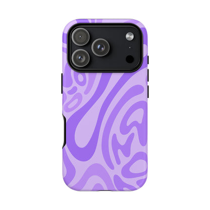 iPhone 17 Pro Max Case | Purple Wave (Tough)