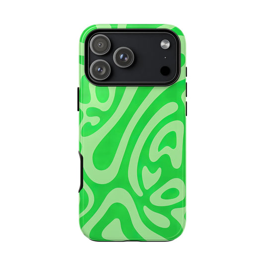 iPhone 17 Pro Max Case | Green Wave (Tough)