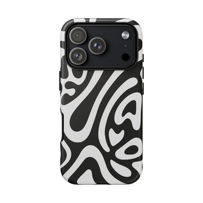 iPhone 17 Pro Max Case | Black Wave (Tough)
