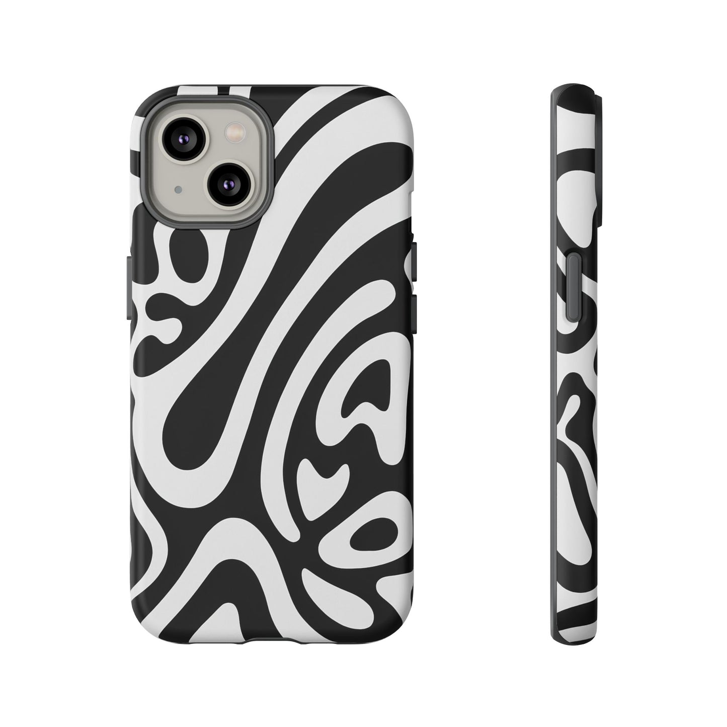 iPhone 17 Pro Max Case | Black Wave (Tough)