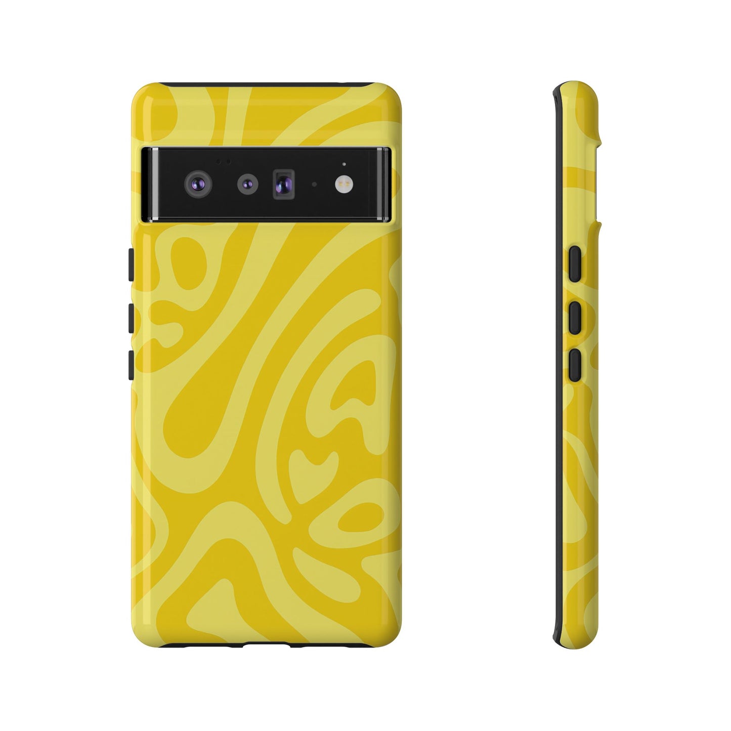 iPhone 17 Pro Max Case | Yellow Wave (Tough)