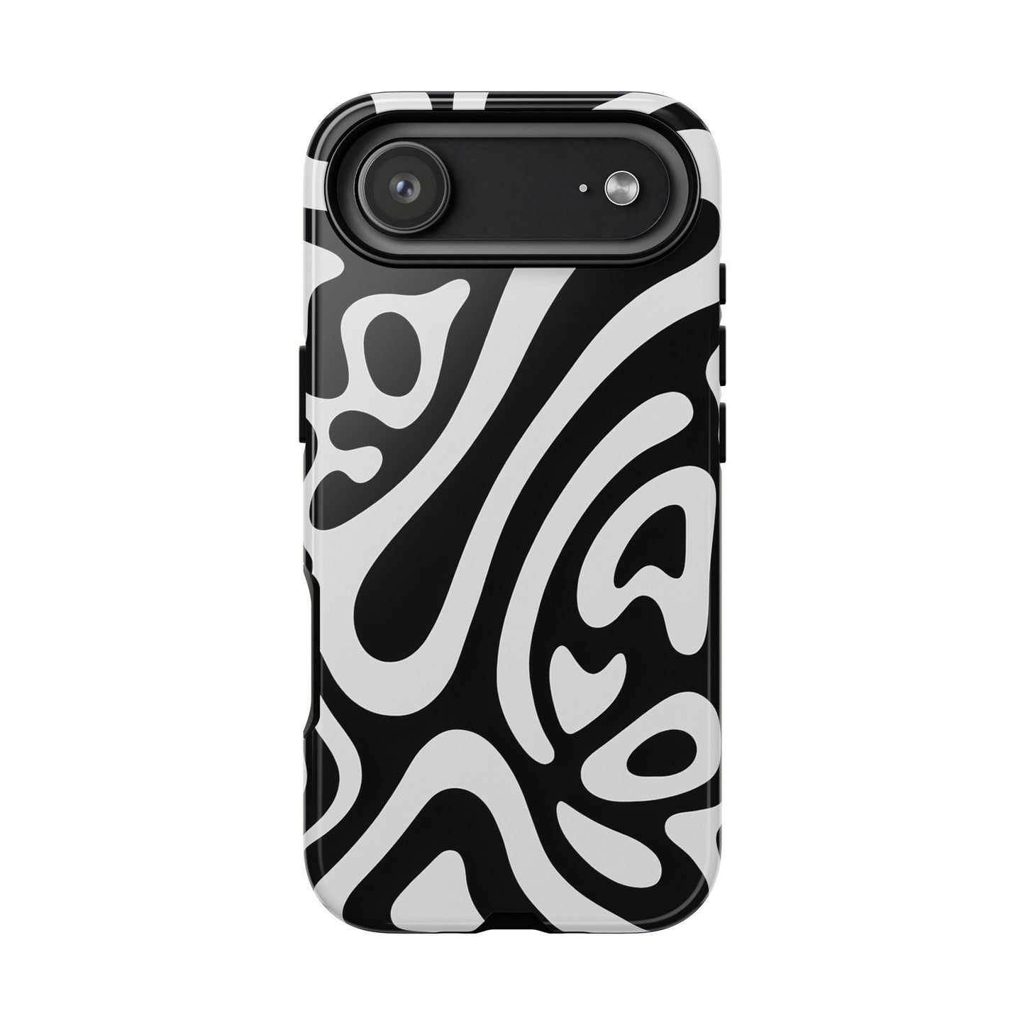 iPhone 17 Pro Max Case | Black Wave (Tough)