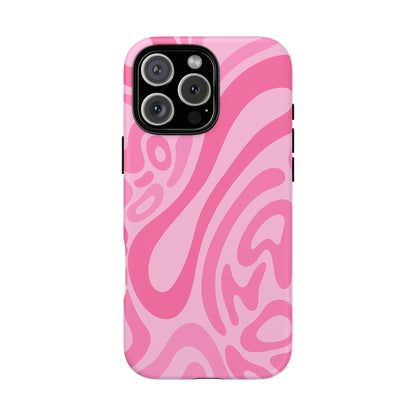 iPhone 17 Pro Max Case | Pink Wave (Tough)