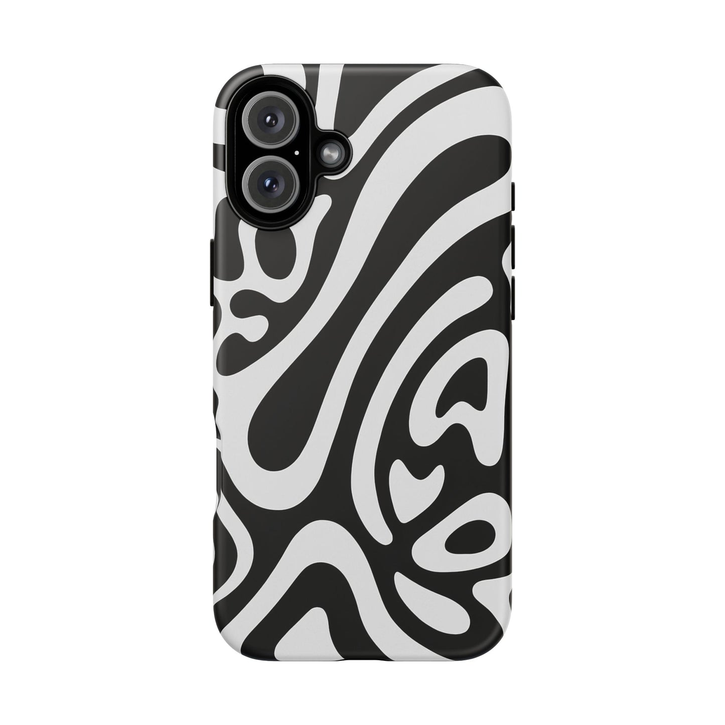 iPhone 17 Pro Max Case | Black Wave (Tough)