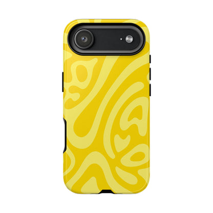 iPhone 17 Pro Max Case | Yellow Wave (Tough)