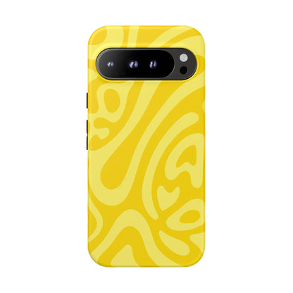 iPhone 17 Pro Max Case | Yellow Wave (Tough)