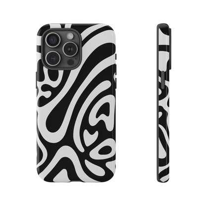 iPhone 17 Pro Max Case | Black Wave (Tough)