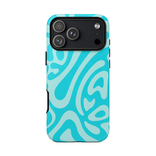 iPhone 17 Pro Max Case | Blue Wave (Tough)
