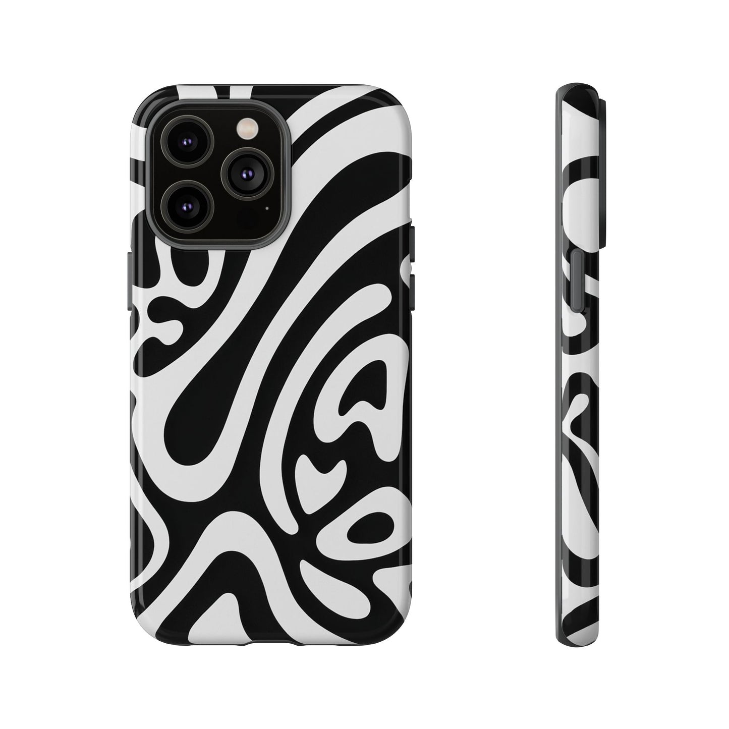 iPhone 17 Pro Max Case | Black Wave (Tough)