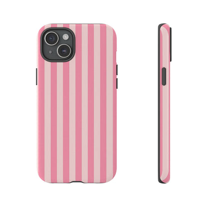 iPhone 17 Pro Max Case | Pink Stripes (Tough)