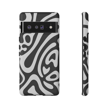 iPhone 17 Pro Max Case | Black Wave (Tough)