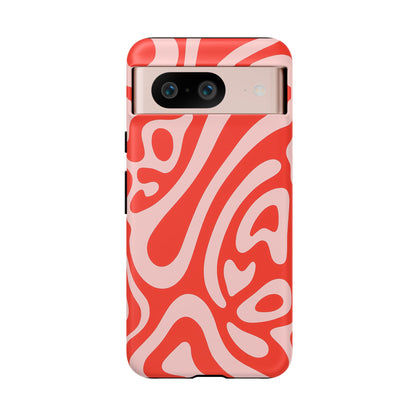 iPhone 17 Pro Max Case | Red Wave (Tough)