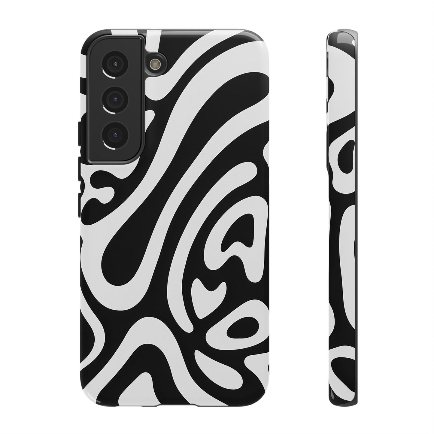 iPhone 17 Pro Max Case | Black Wave (Tough)