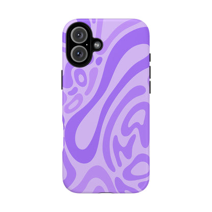 iPhone 17 Pro Max Case | Purple Wave (Tough)