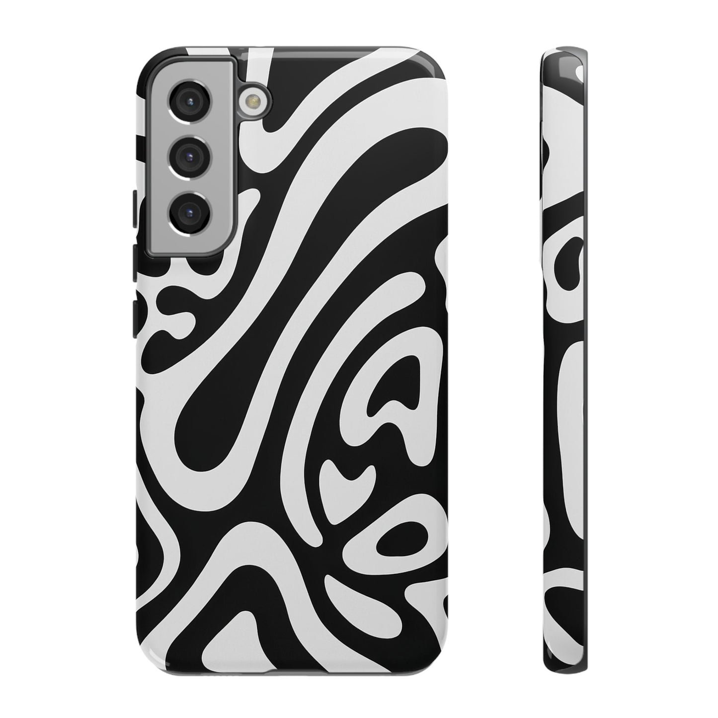 iPhone 17 Pro Max Case | Black Wave (Tough)