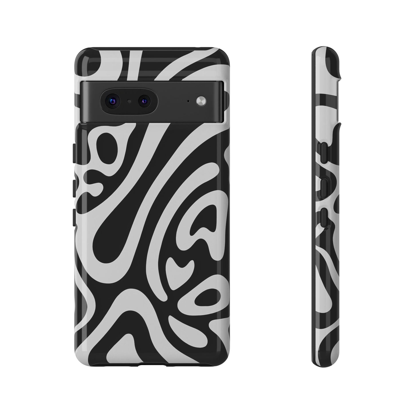 iPhone 17 Pro Max Case | Black Wave (Tough)