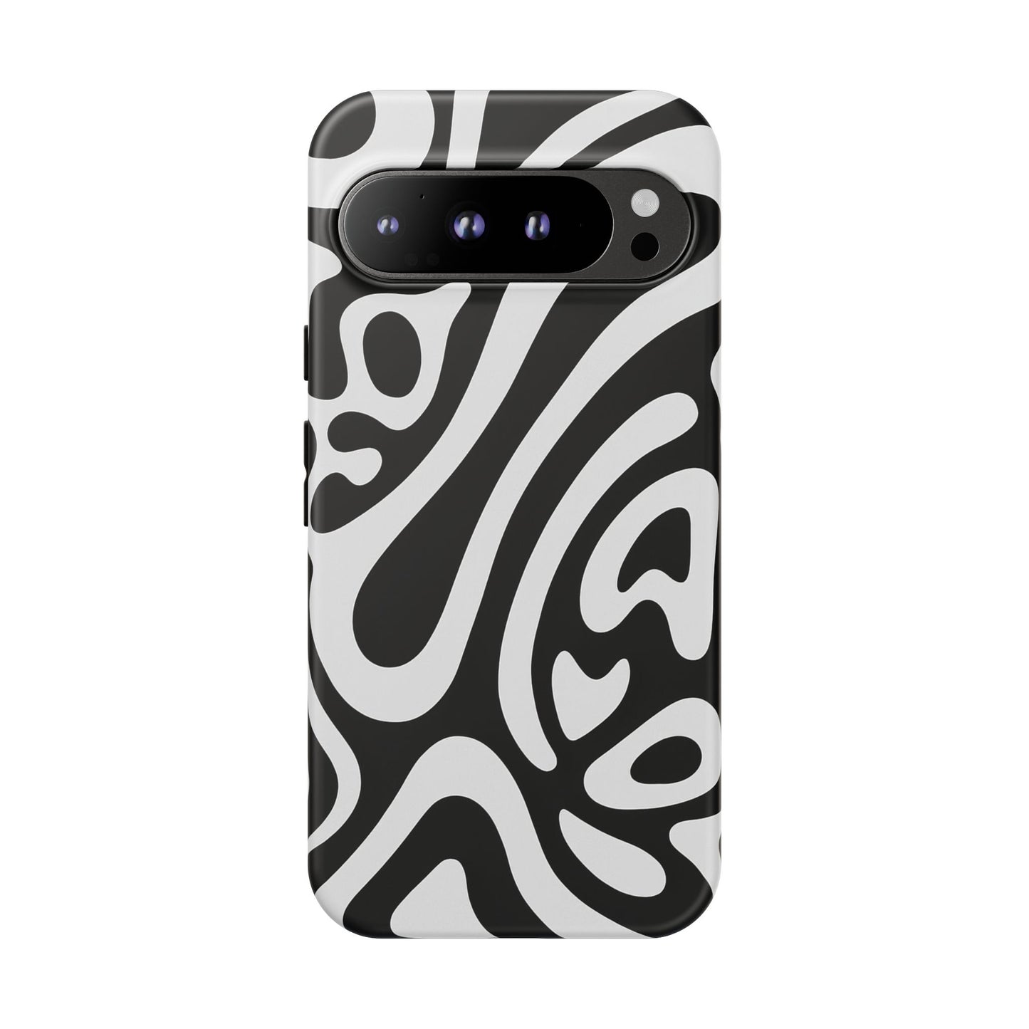 iPhone 17 Pro Max Case | Black Wave (Tough)