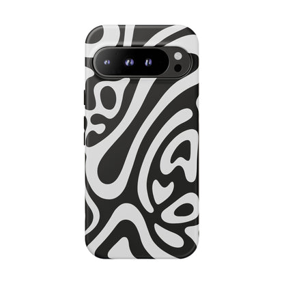 iPhone 17 Pro Max Case | Black Wave (Tough)