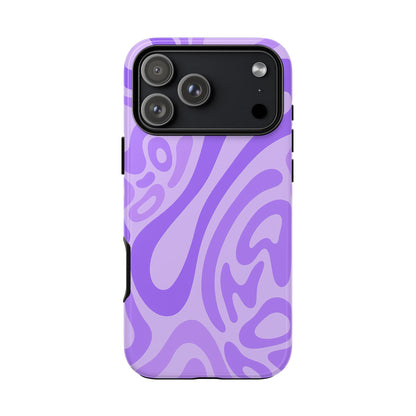 iPhone 17 Pro Max Case | Purple Wave (Tough)