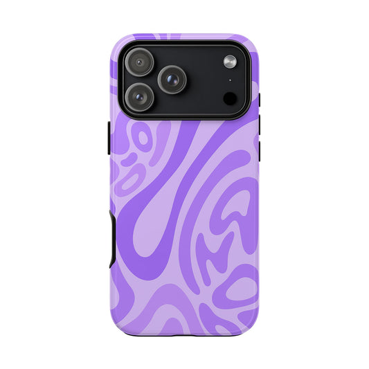 iPhone 17 Pro Max Case | Purple Wave (Tough)